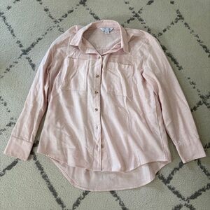 Pink Button Down "Boyfriend Shirt"- Old Navy